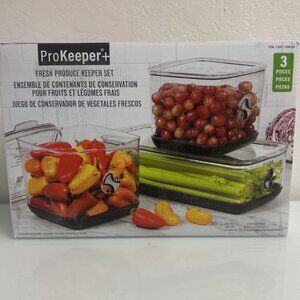 Prokeeper+ 3 Piece Fresh Produce Keeper Set New